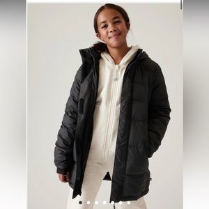 LIKE NEW Athleta Girl Snow Day Down Puffer Jacket Coat XL 14